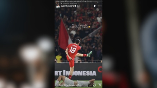 Justin Hubner me-repost unggahan sang kekasih, Jennifer Coppen. [Instagram @justinhubner5]